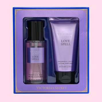 Подарунковий набір Love Spell міні спрей 75 ml та міні лосьйон 75 ml Victoria&rsquo;s Secret  VS-LS250 фото