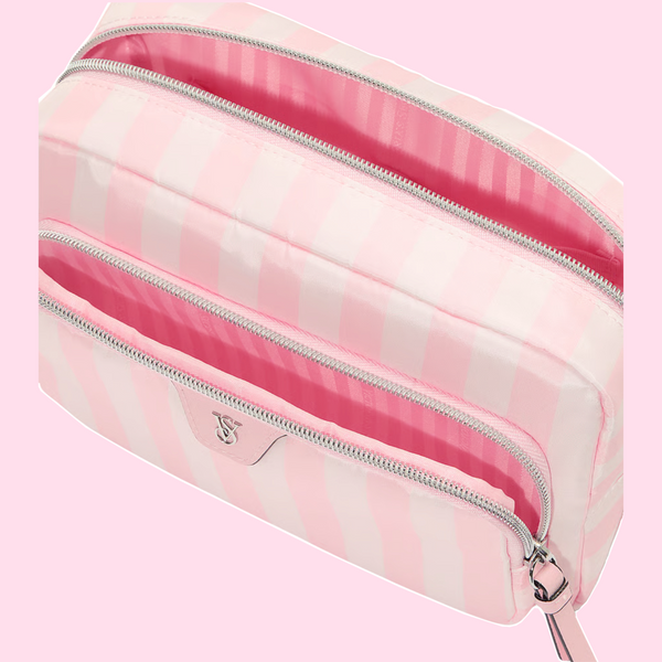 Косметичка Travel Makeup Pouch Pink Stripe Victoria's Secret VS-MBM фото