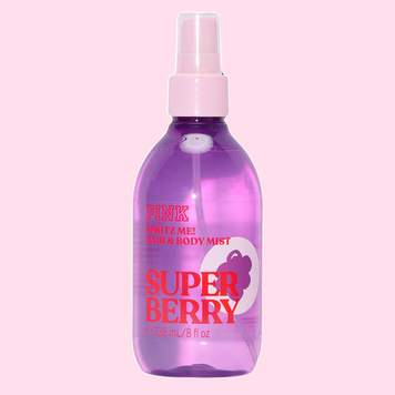 Розпив 10 ml спрей для тіла та волосся без спирту Super Berry Pink P-SB10 фото
